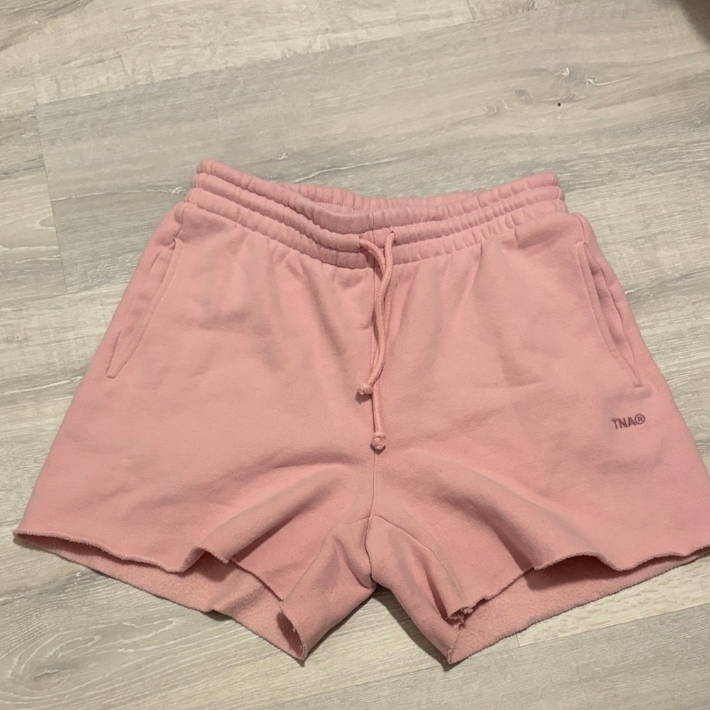 TNA Women's Soft Pink Athletic Shorts